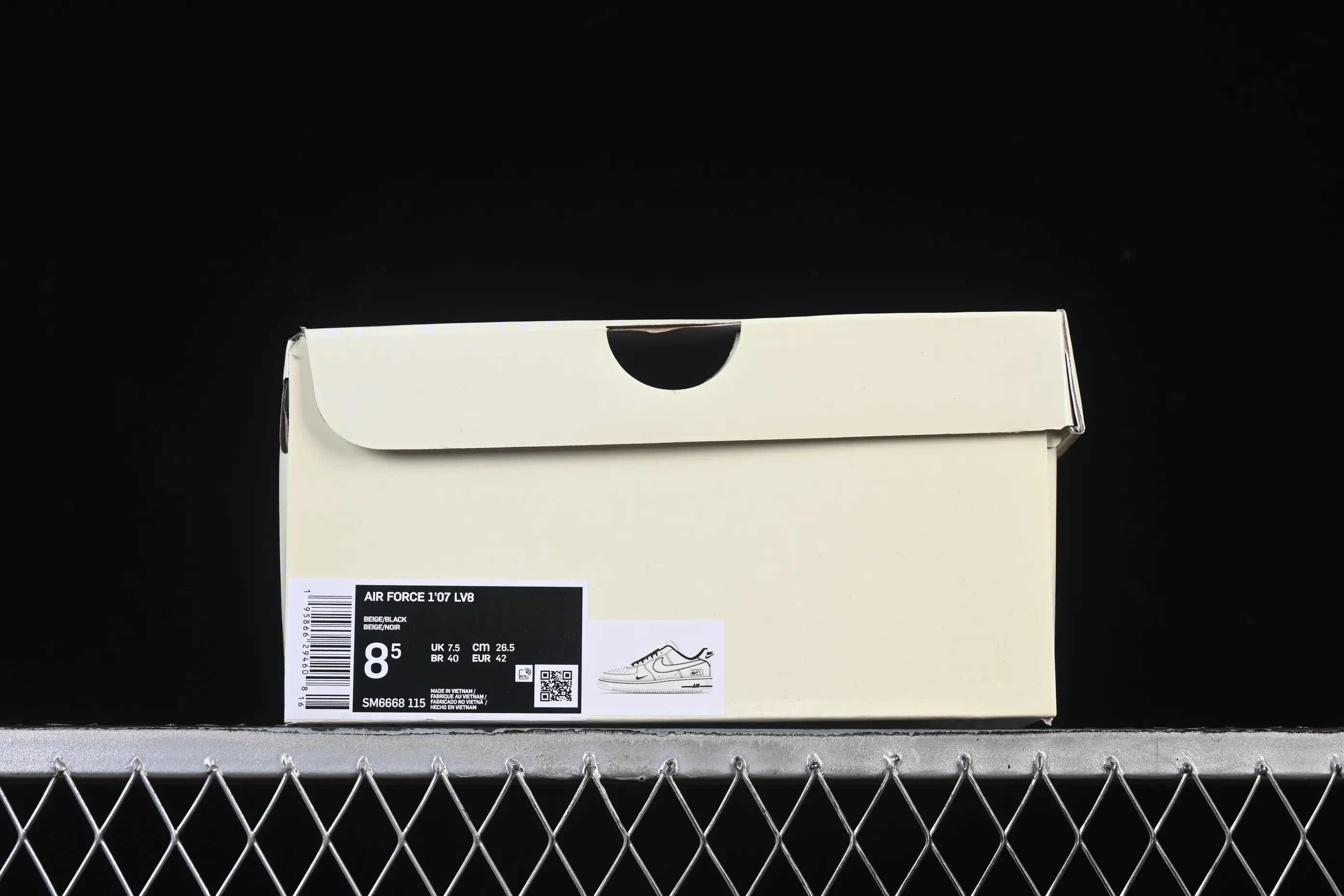 All categories Nk Air Force 1 Air Force series Nk Air Force 1 Low Air Force low-top Nike Air Force 1'07 Low Beige and black Bugs Bunny crystal bottom Air Force 1 low-top casual sneakers SM6668-115